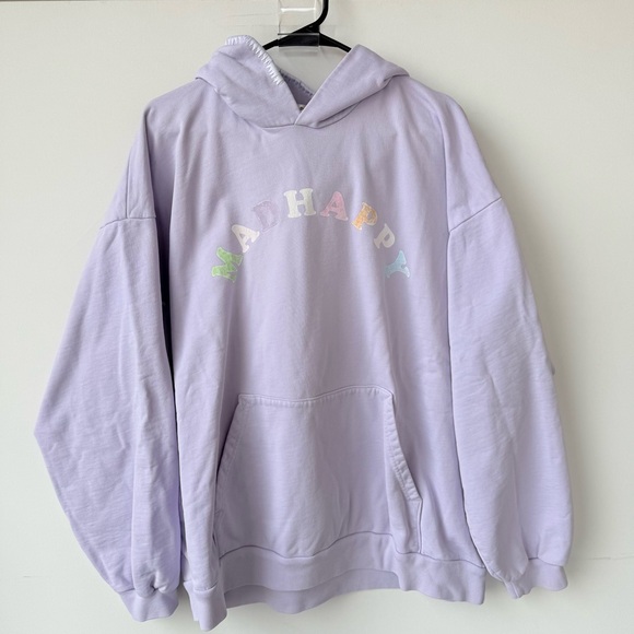 Madhappy Pastels French Terry Hoodie Lilac Purple size XXL - Picture 2 of 7